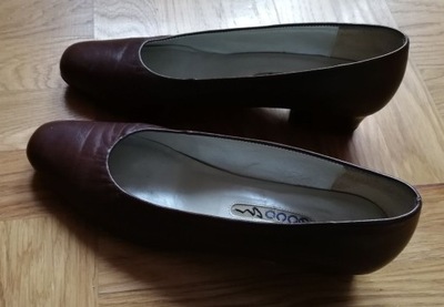 Skórzane buty ECCO , r.40, BDB, jak Clarks