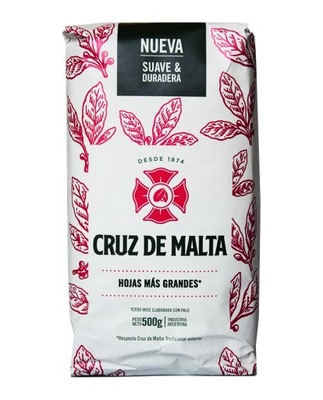 Yerba Mate Cruz de Malta Elaborada Con Palo 500g