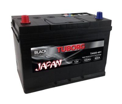 АКУМУЛЯТОР TUBORG JAPAN TA600 12V 100AH 800A L+