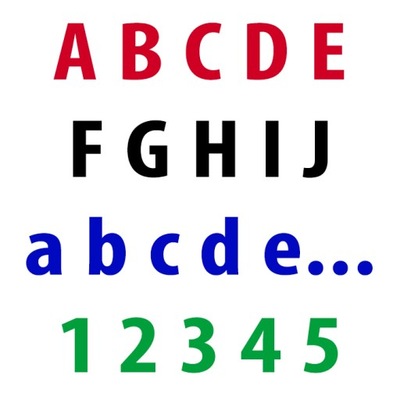 Litery Samoprzylepne Naklejki Reklama na Samochód Stickers Wlepki Naklejka