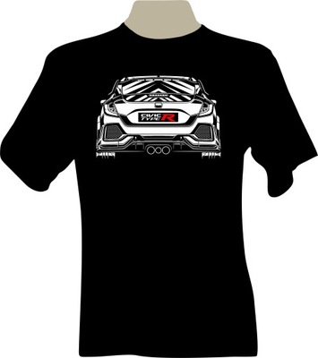 KOSZULKA T-shirt z nadrukiem honda Civic X Type R