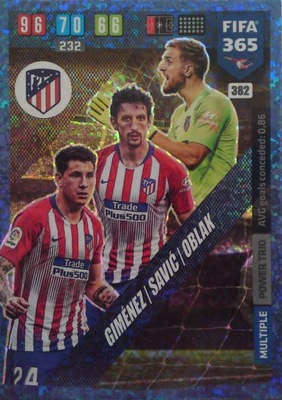 FIFA 365 2020 MULTIPLE Power Trio ATLETICO 382
