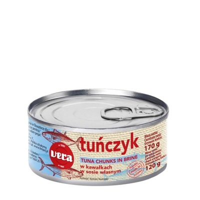 Tuńczyk kawałki 170g sos własny