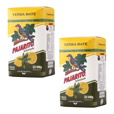 Yerba Mate Pajarito limon 2x500g