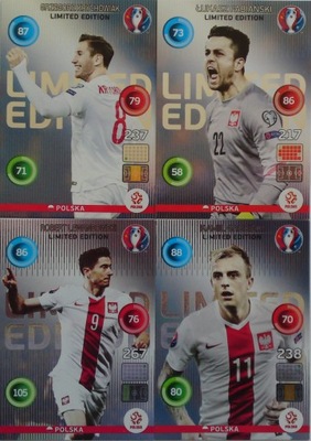 EURO 2016 4 Limited Lewandowski Fabiański Grosicki