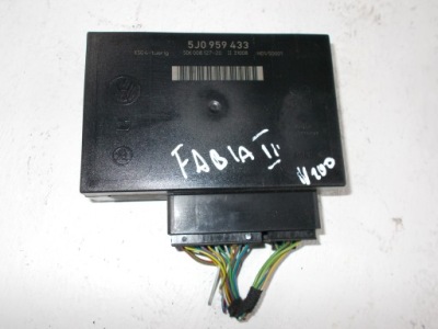Skoda fabia ii roomster модуль комфорту 5j0959433 europa фото №1