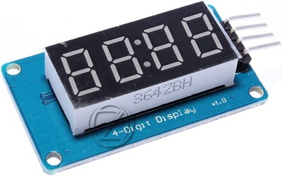 Wyświetlacz 4 Cyfrowy LED TM1637 Arduino 7 Segment