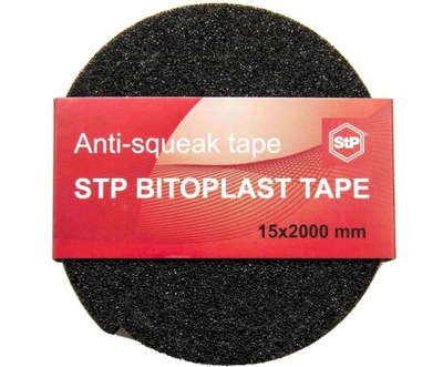 BITOPLAST TAPE JUOSTA GARSUI NELAIDI TRZESZCZENIE PLASTIKO SKRZYPIENIE 