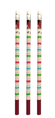 Ołówek z Tabliczką Mnożenia 3 sztuki !!!