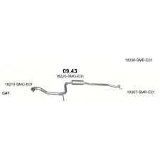 Гасник середній honda civic 1.8i 16v фото №1