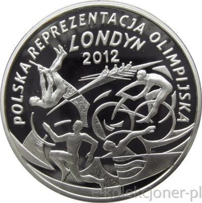 10 ZŁOTYCH 2012 - OLIMPIADA - LONDYN - MENNICZA