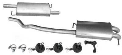 Глушители гаситель vw transporter t5 multivan 1.9 2.5d фото №1