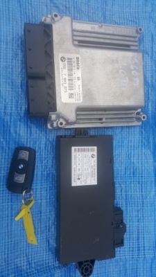 Bmw 5 e60 e61 бортовий комп'ютер cas ключ 7803373 фото №1