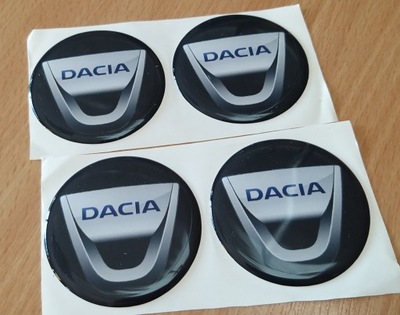 PEGATINAS AL RUEDAS EMBLEMATY DACIA 55MM !  