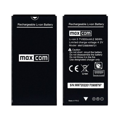 ORYGINALNY AKUMULATOR LI-ION MAXCOM MM 720 BB