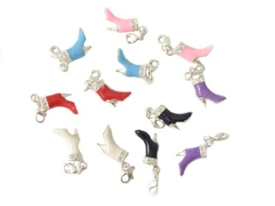 CH-072 ZAWIESZKA CHARMS BUTY SZPILKI CHARM 12szt