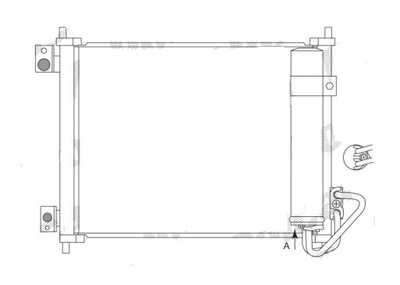 NISSAN CABSTAR 06- РАДИАТОР КОНДИЦИОНЕРА 2.5 D фото