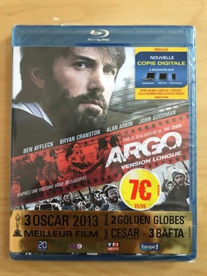 Fabrycznie zafoliowane filmy ARGO na Blue-ray.