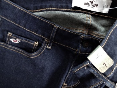 HOLLISTER SPODNIE damskie DŻINSOWE 28