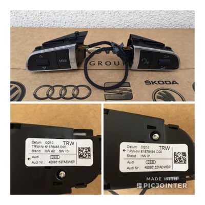 MULTIFUNKCJA AUDI A4 A5 8K 4E0951527AE 4E0951527AD