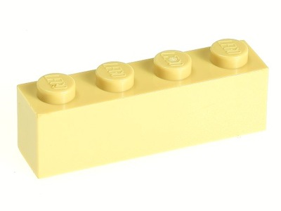 LEGO Klocek zwykły 1x4 3010 tan - 4 szt.