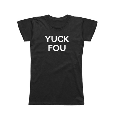 XXL - KOSZULKA T-SHIRT YUCK FOU FUCK YOU ŚMIESZNA