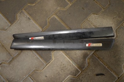 Audi a3 8p 3d накладки боковой s-line левая правая фото №1