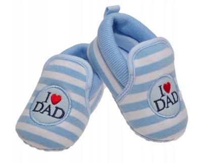 buciki dla niemowląt niechodki I LOVE MUM DAD 6-12