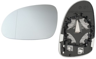 Дзеркало вкладиш з підігрівом ліва vw passat b6 sharan фото №1