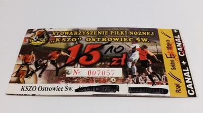 bilet KSZO Ostrowiec - ZAGŁĘBIE Lubin 04.10.2003
