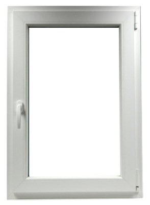 PVC OKNO 90 X 110 / 900 X 1100 SK BIELA 24 HODÍN