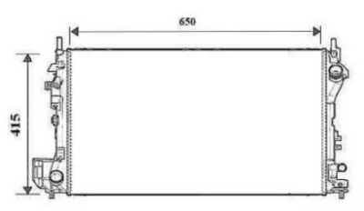 Opel signum 3.0 v6 cdti радіатор wody nowa фото №1