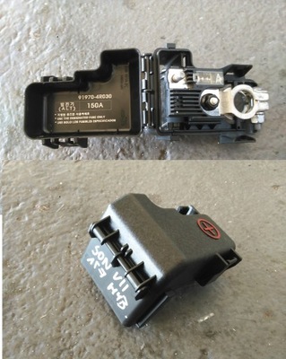 Hyundai sonata vii lf 2015- клема плюсова фото №1