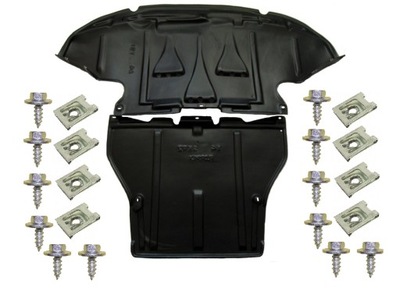 Захист pod двигун + кліпси vw passat b5 tdi 96-05r фото №1