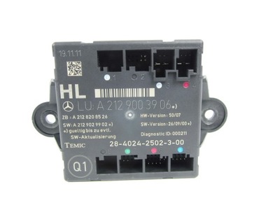 Модуль дверь задний задняя левый mercedes glk x204 фото №1