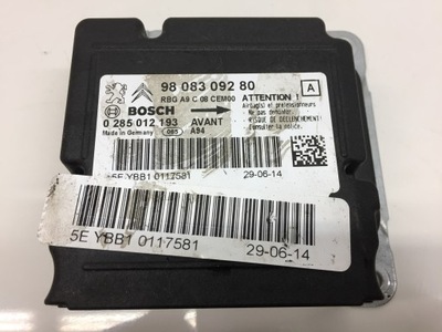 Expert iii proace модуль датчик подушка безопасности 9808309280 фото №1