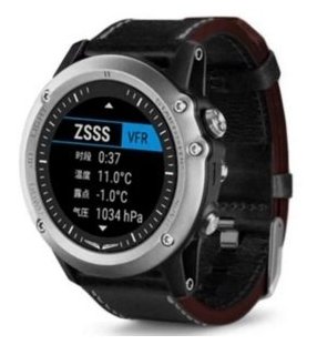 GARMIN Fenix 6X PRO pasek skóra skórzany czarny