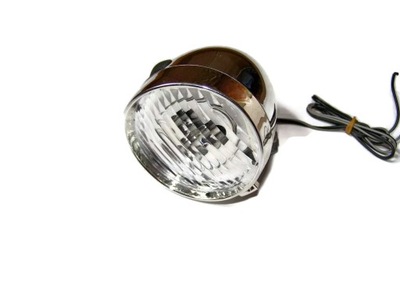 Lampa Przód 3 LED retro na dynamo w piaście