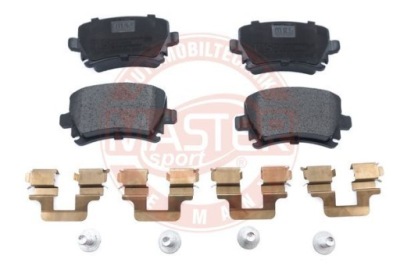 Гальмівні колодки задня vw touran 1t1 1t2 caddy iii eos germany фото №1