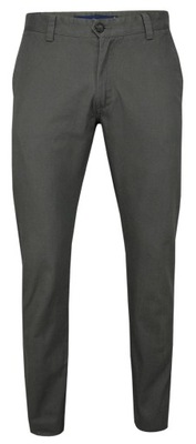 Bawełniane spodnie typu chinos - 32/32 - CHIAO