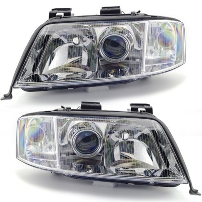 REJILLAS FAROS AUDI A6 C5 99-00 - H7 H1 L+P-DEPO  