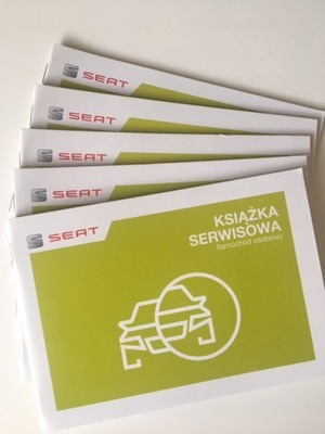 SEAT POLSKA КНИЖКА СЕРВИСНАЯ GWARANCYJNA ОРИГИНАЛ фото