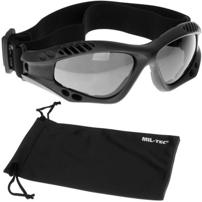 OKULARY TAKTYCZNE COMMANDO CLEAR UV 400 SMOKE