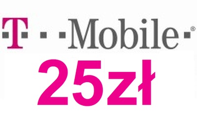 T-Mobile 25 zł - Doładowanie TMobile Kod Tekstowy