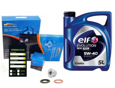 Фильтры + масло elf sxr 5w40 renault captur ii 1.3tce все версии 2020- фото №1