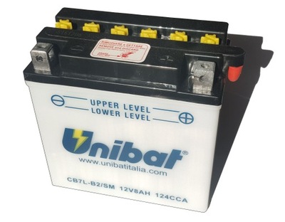 АККУМУЛЯТОР UNIBAT CB7L-B2 YB7L-B2 7AH 12V