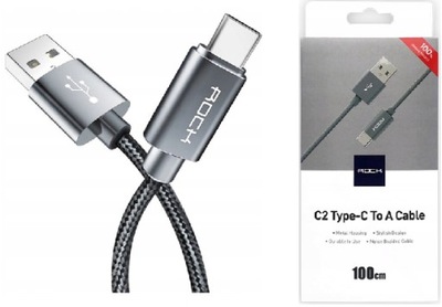 Kabel ROCK USB-C Ładowarka Huawei P10 P20 Lite Pro