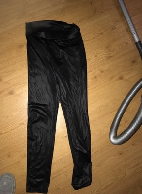 Legginsy getry jak skora Vero moda M 38 black S