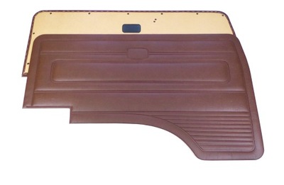 Оббивка двері перед коричневі vw bus t3 multivan фото №1