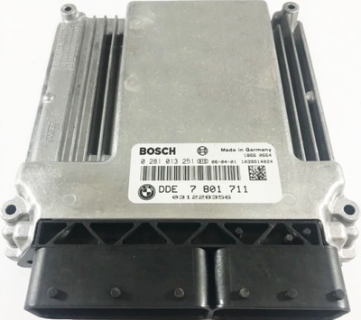 КОМПЬЮТЕР ECU BMW E60 2.0 0281013251 7801711